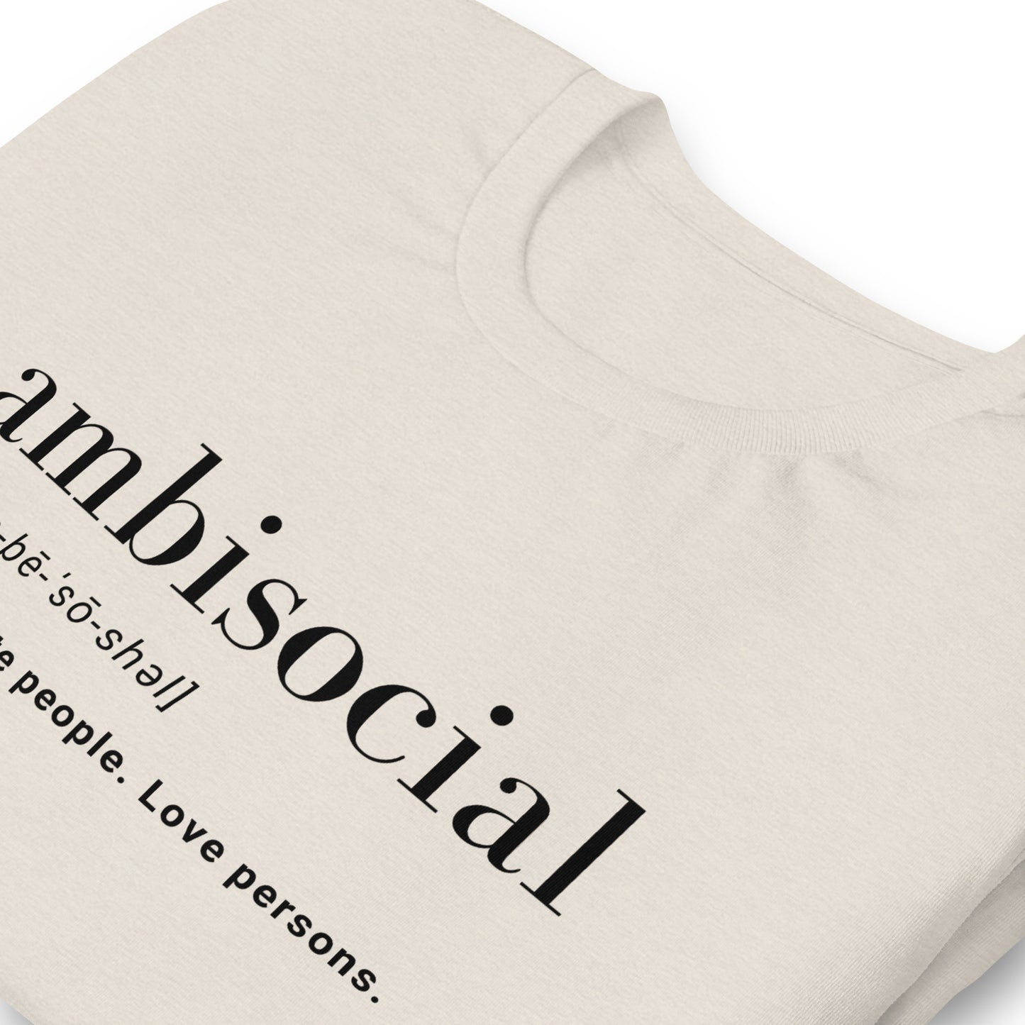 Ambisocial Unisex t-shirt