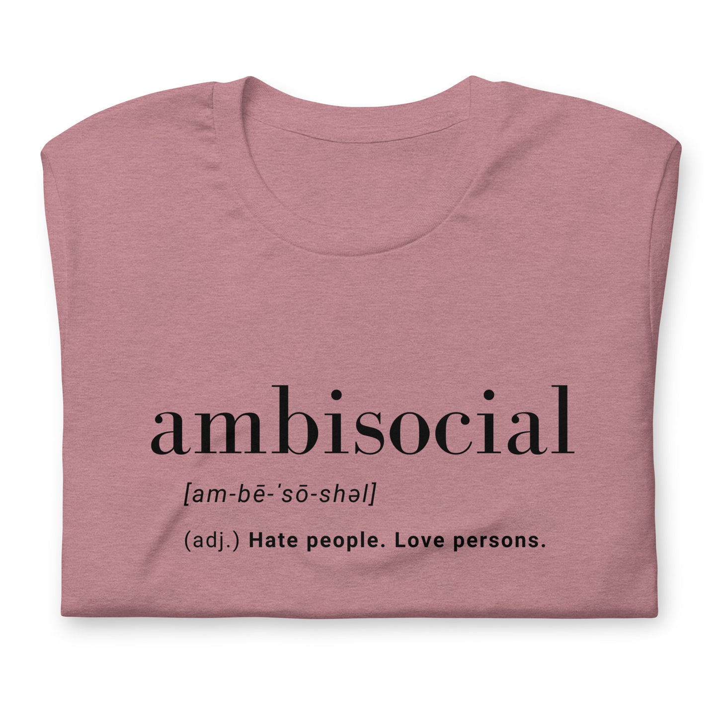 Ambisocial Unisex t-shirt