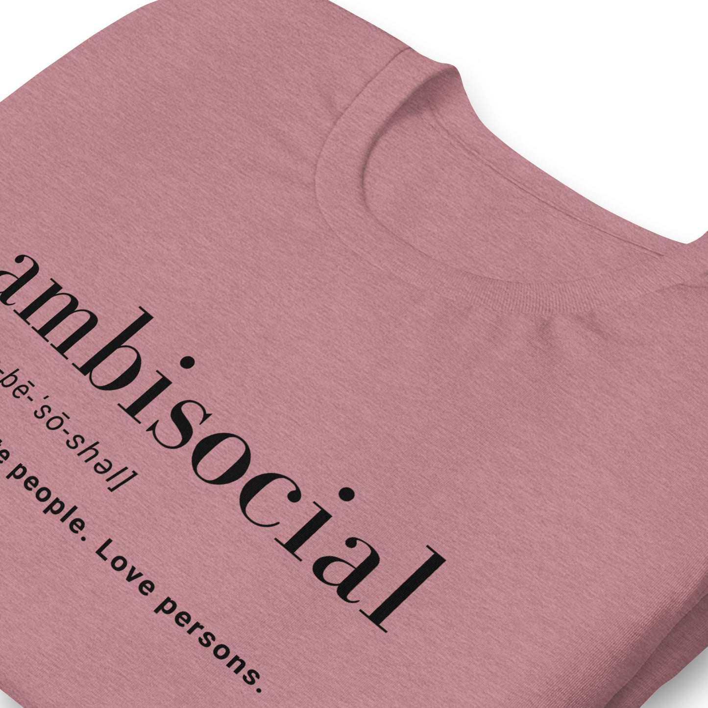 Ambisocial Unisex t-shirt