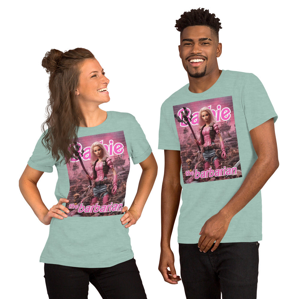 Barbie Barbarian Unisex t-shirt
