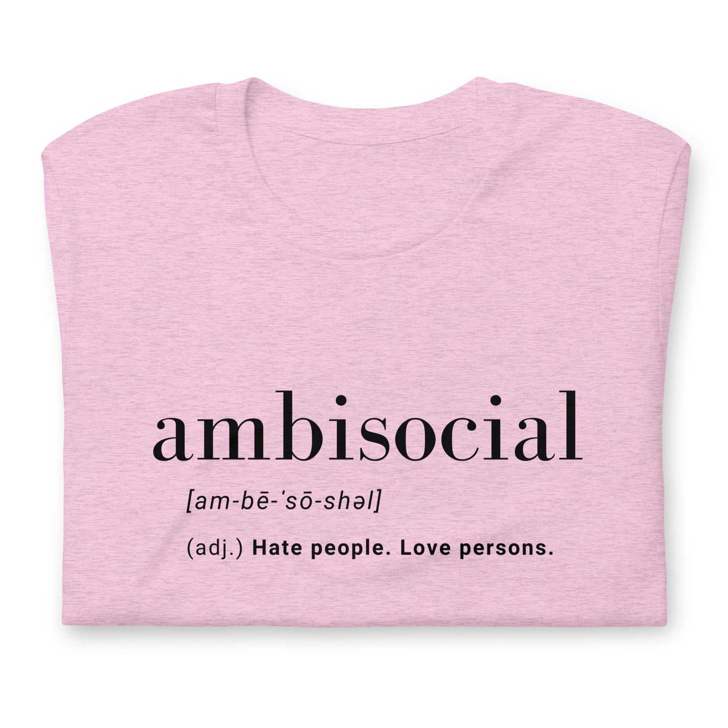 Ambisocial Unisex t-shirt