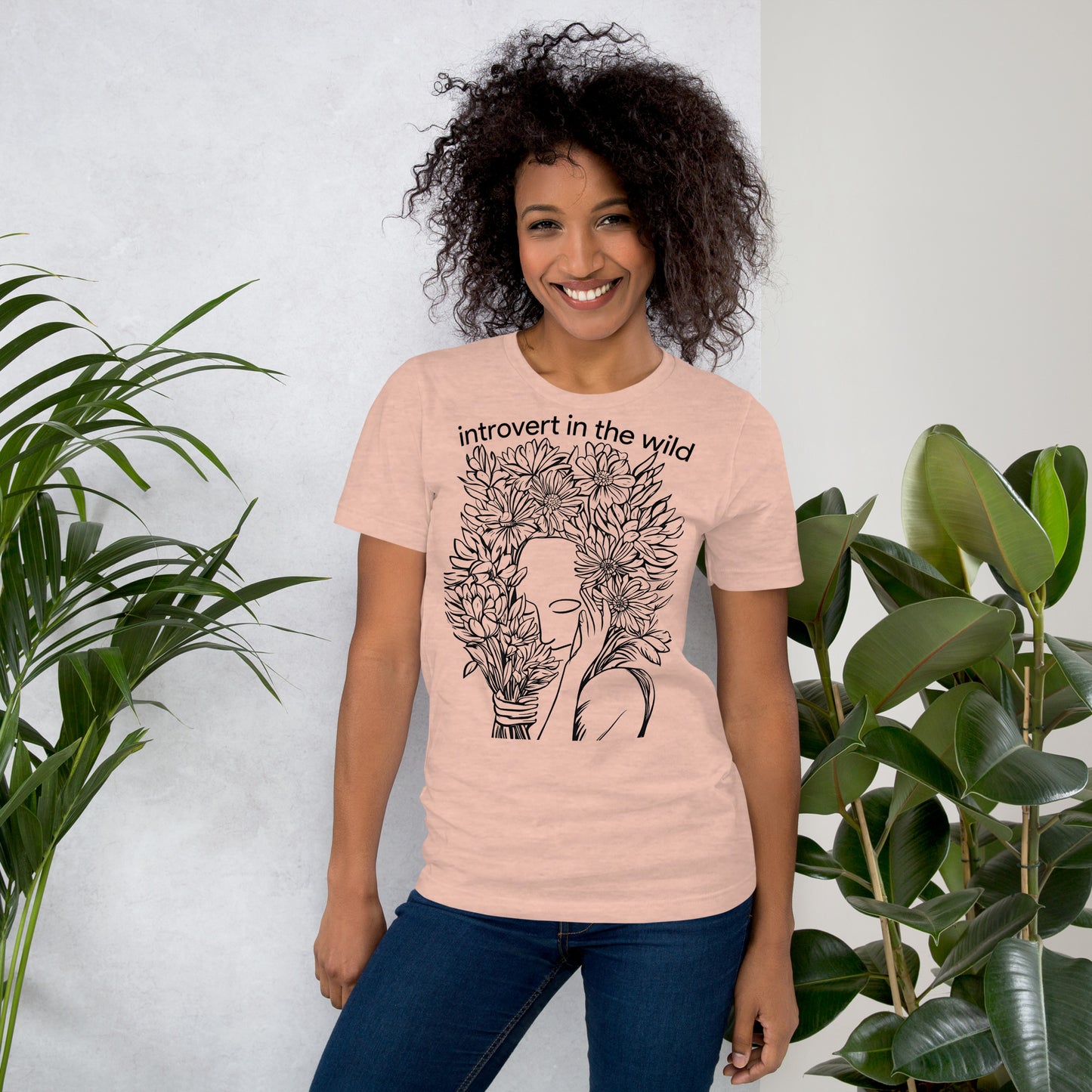 Introvert in the Wild Unisex t-shirt