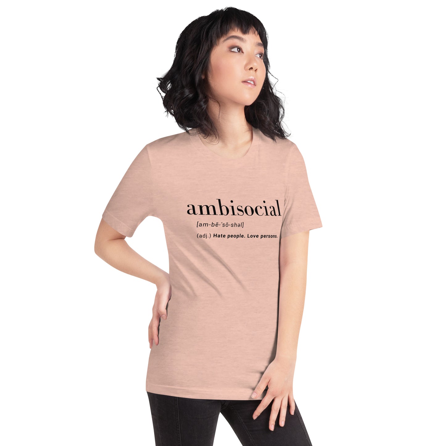 Ambisocial Unisex t-shirt