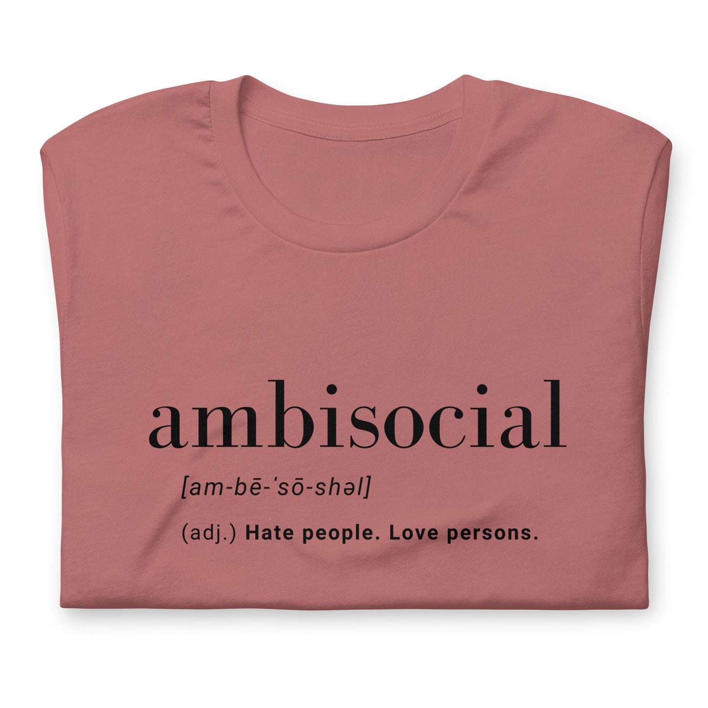 Ambisocial Unisex t-shirt