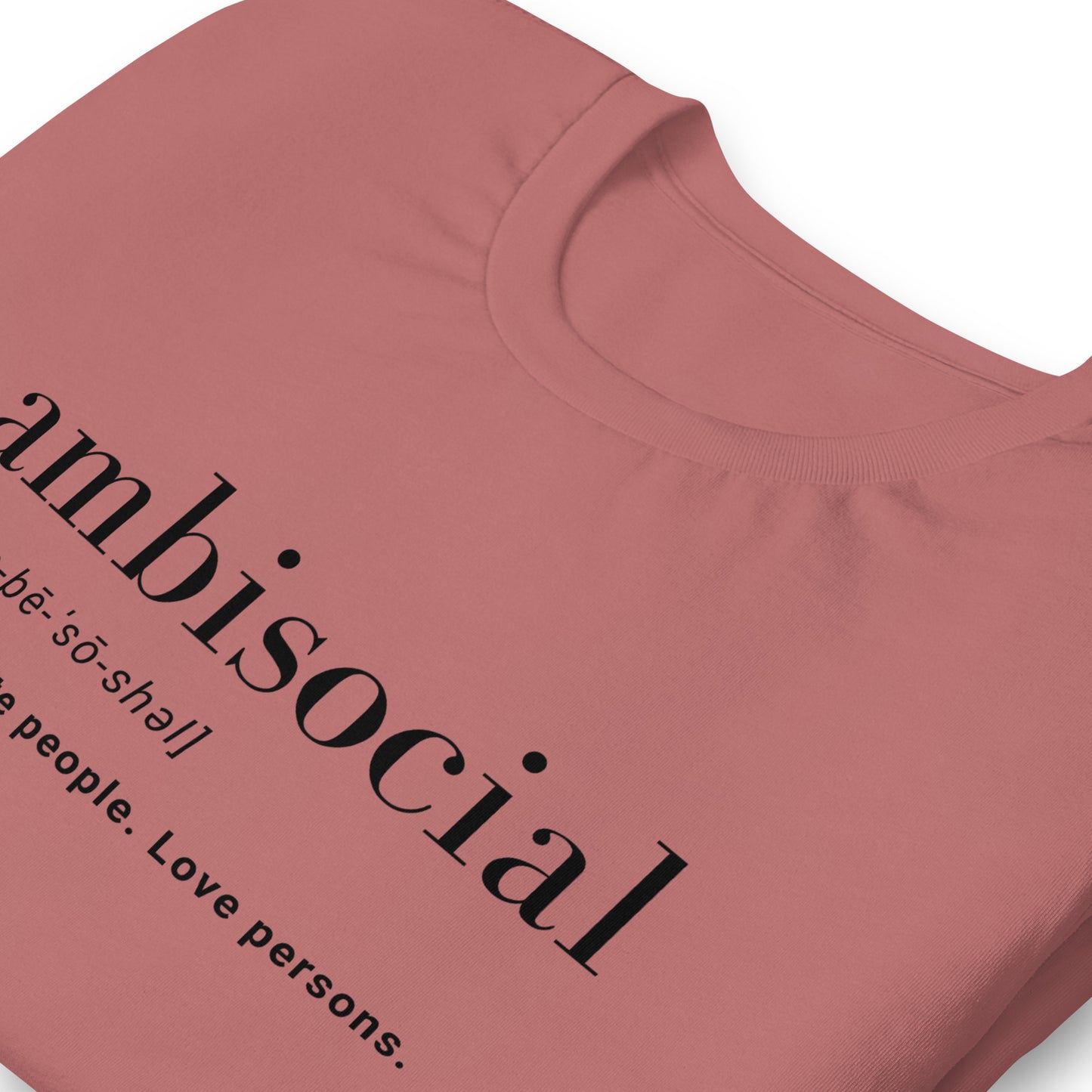 Ambisocial Unisex t-shirt