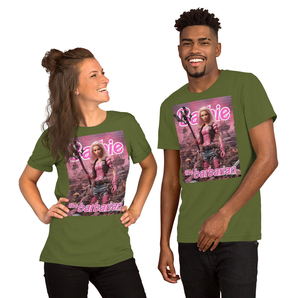 Barbie Barbarian Unisex t-shirt