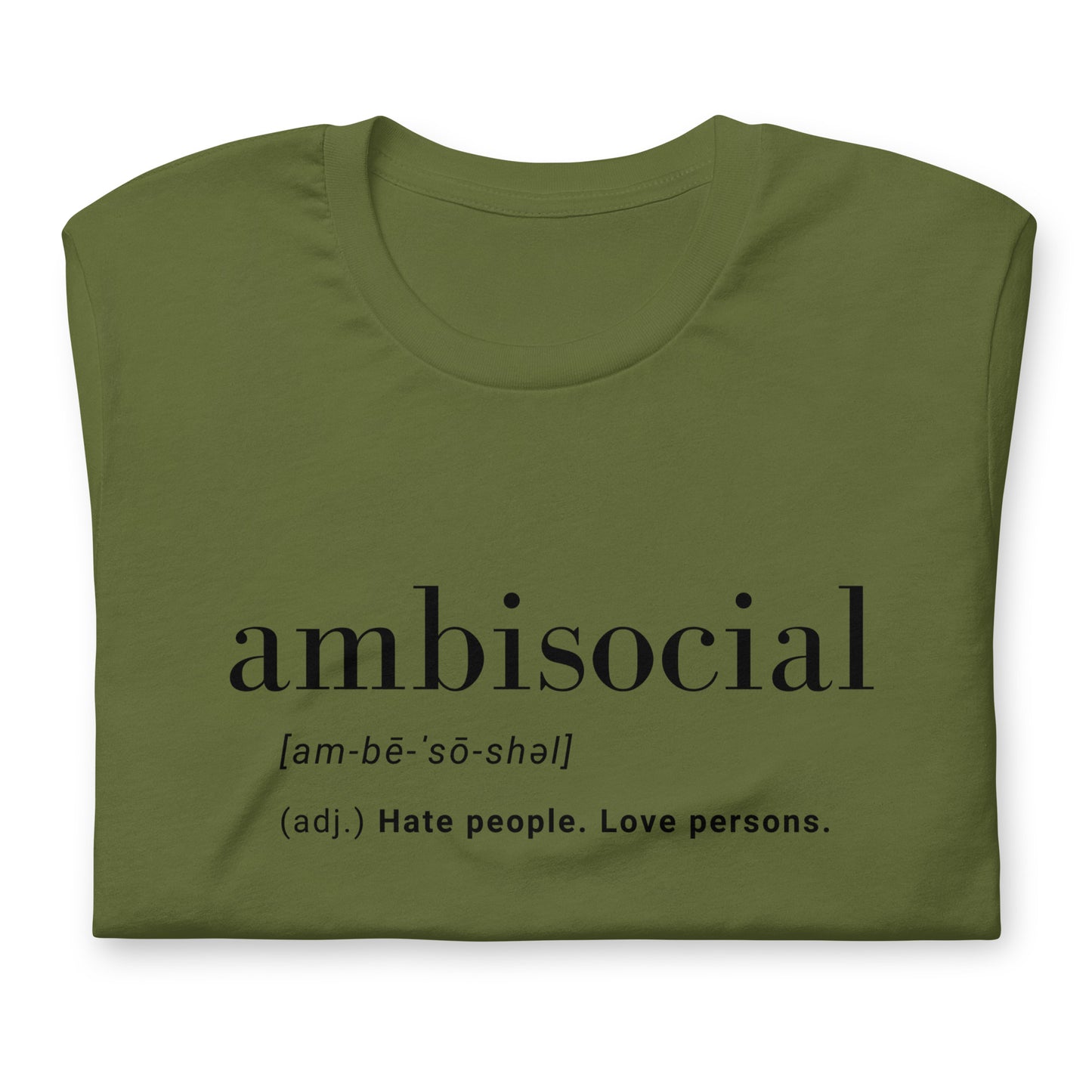 Ambisocial Unisex t-shirt