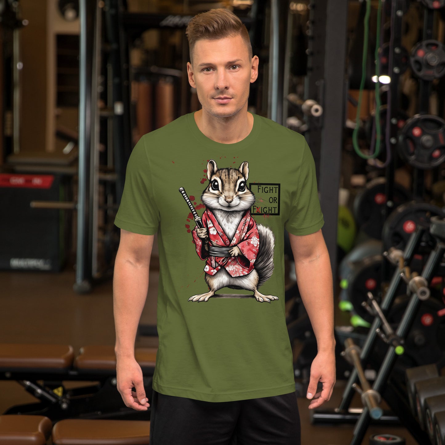 Stabby McSquirrel Unisex t-shirt