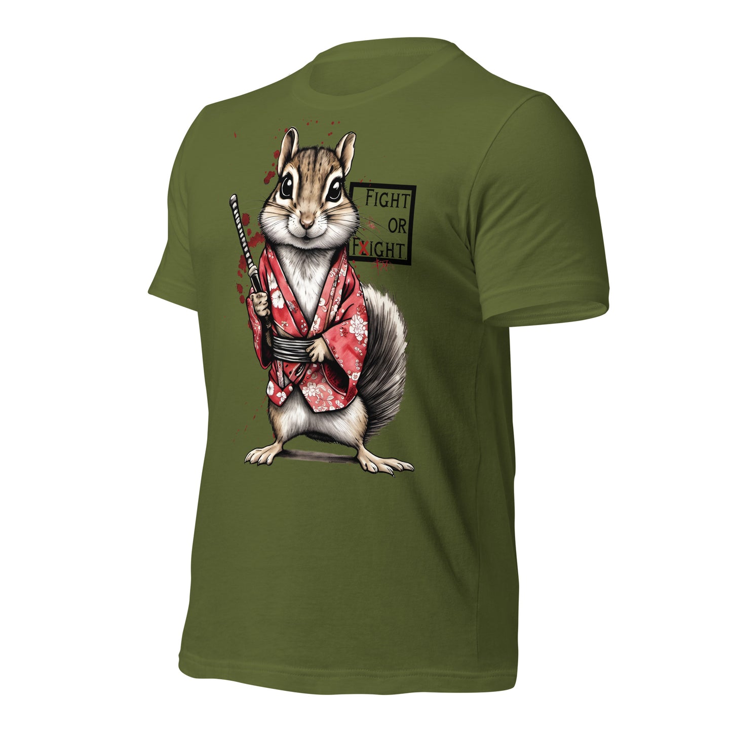 Stabby McSquirrel Unisex t-shirt