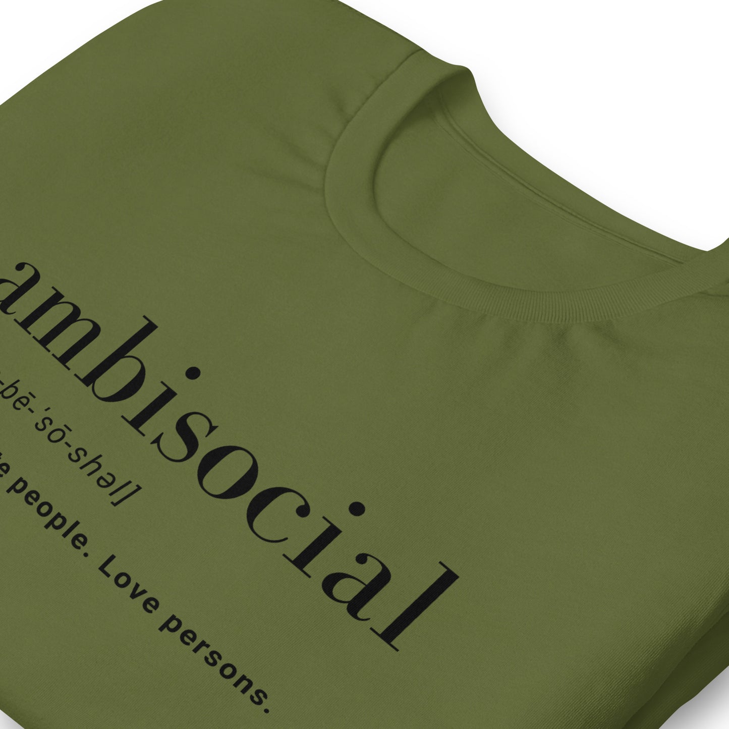Ambisocial Unisex t-shirt