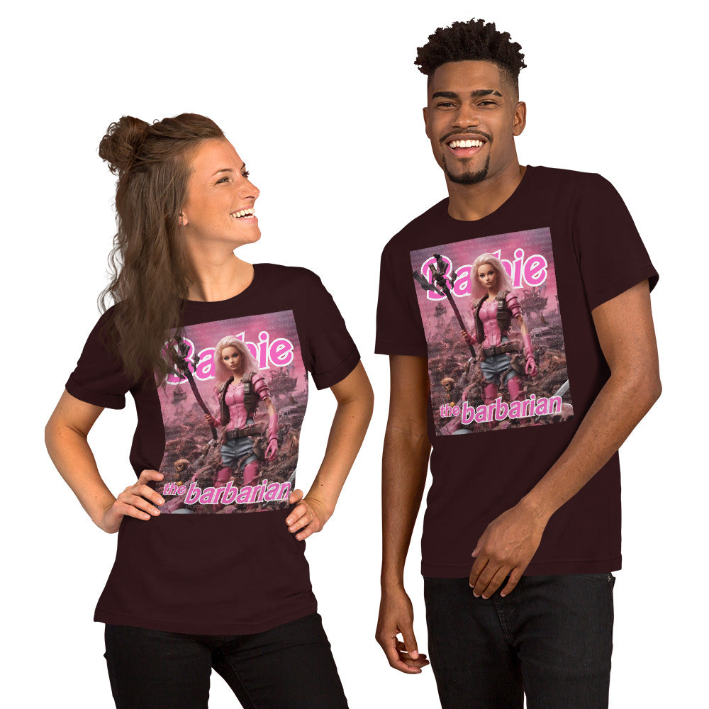 Barbie Barbarian Unisex t-shirt