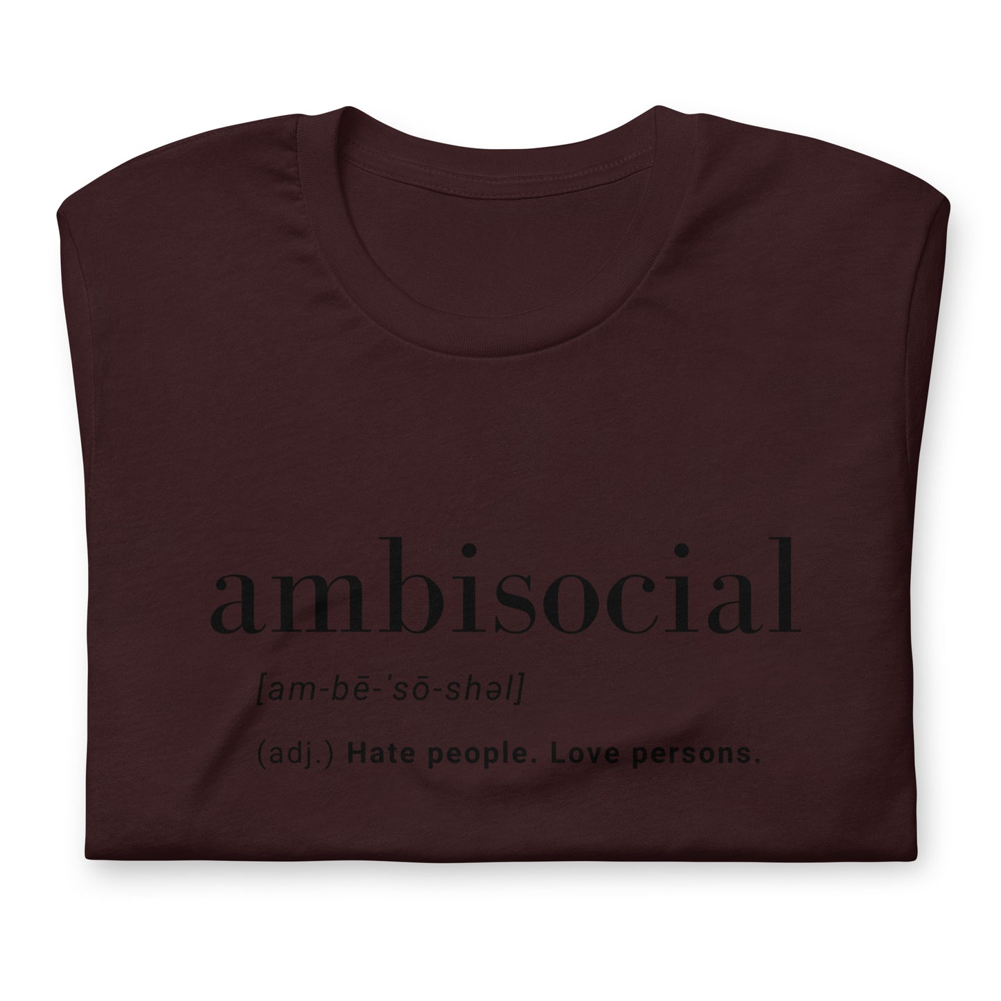 Ambisocial Unisex t-shirt