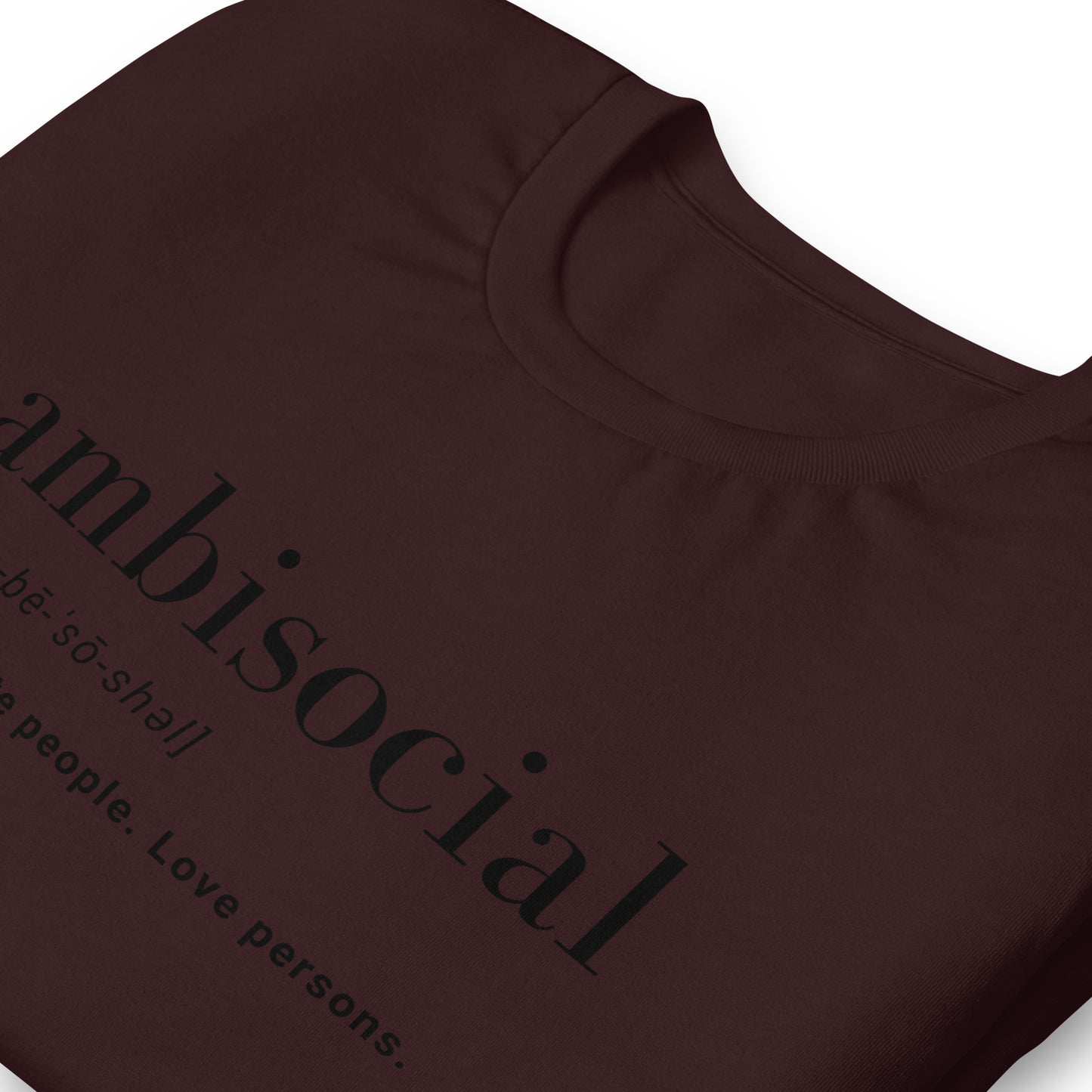 Ambisocial Unisex t-shirt