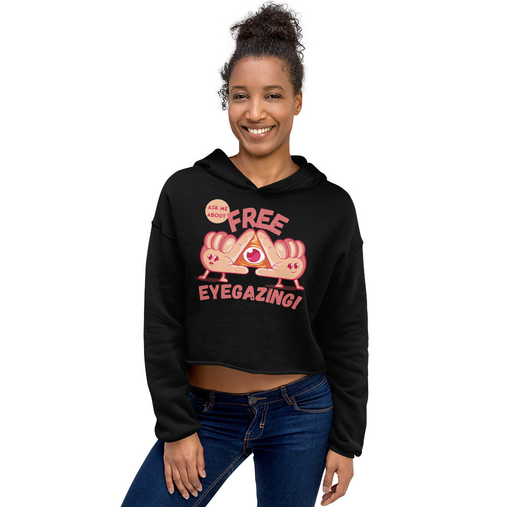 Free Eyegazing Crop Hoodie