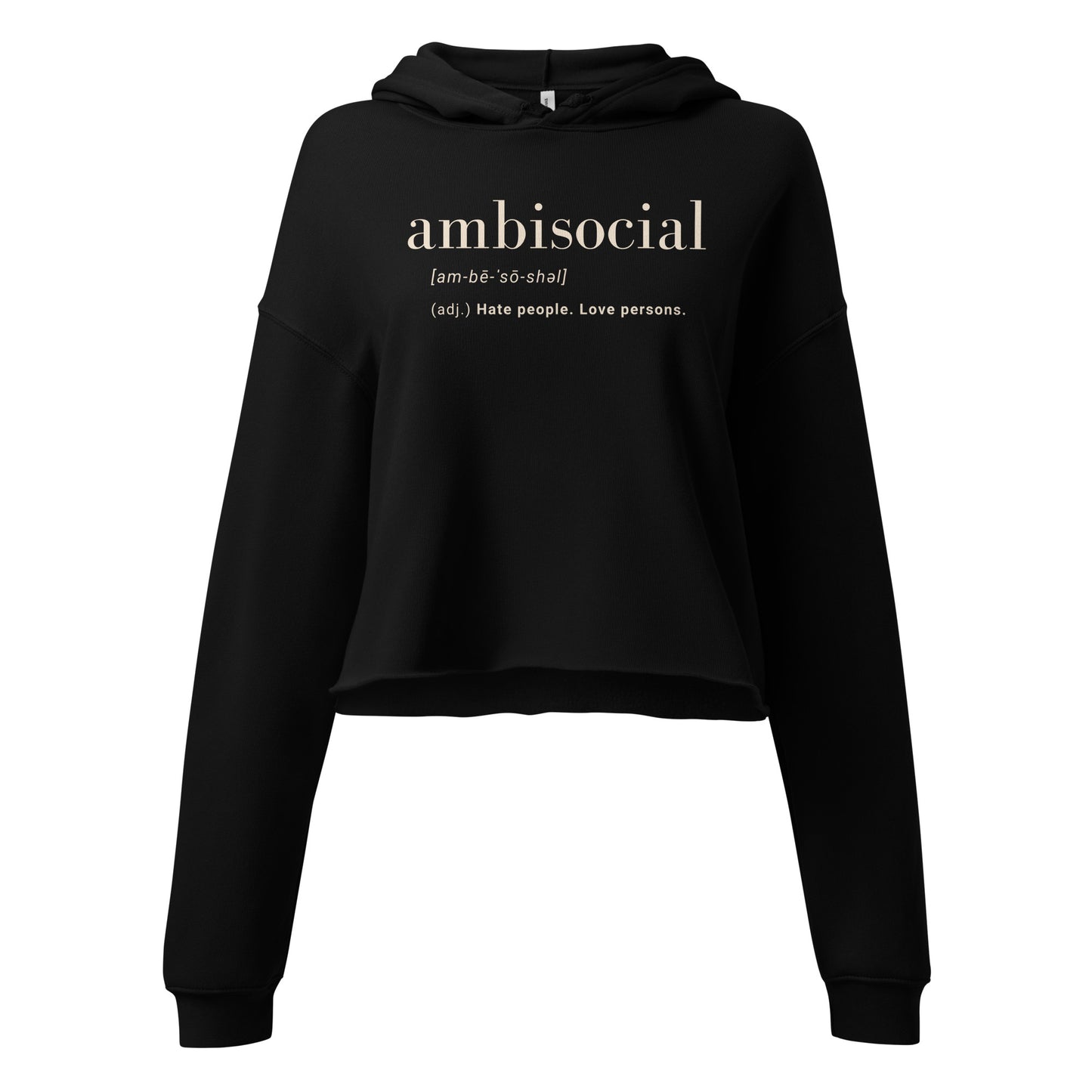Ambisocial Crop Hoodie