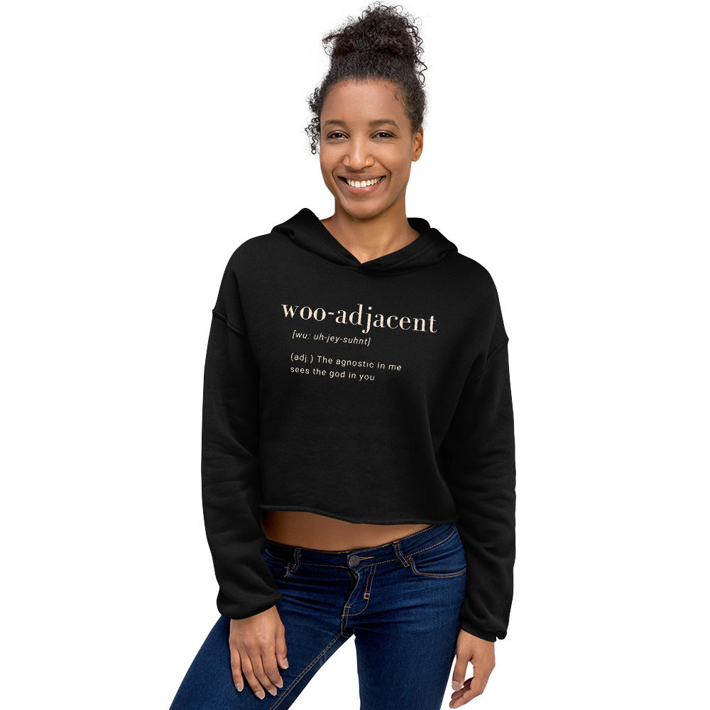 Woo-Adjacent Crop Hoodie
