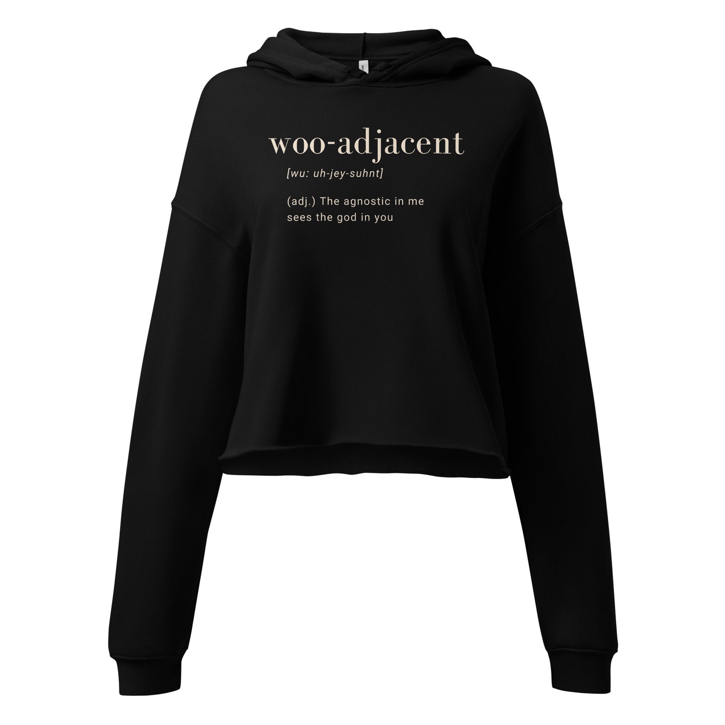 Woo-Adjacent Crop Hoodie