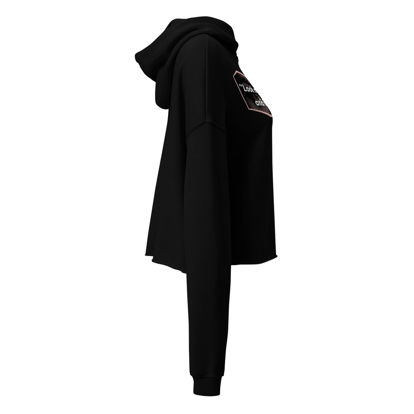 Look Me in the Eyes Crop Hoodie