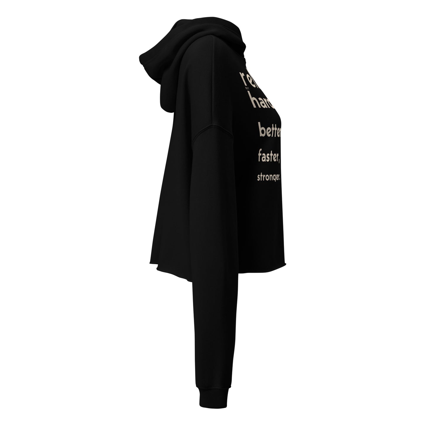Relate Harder Crop Hoodie