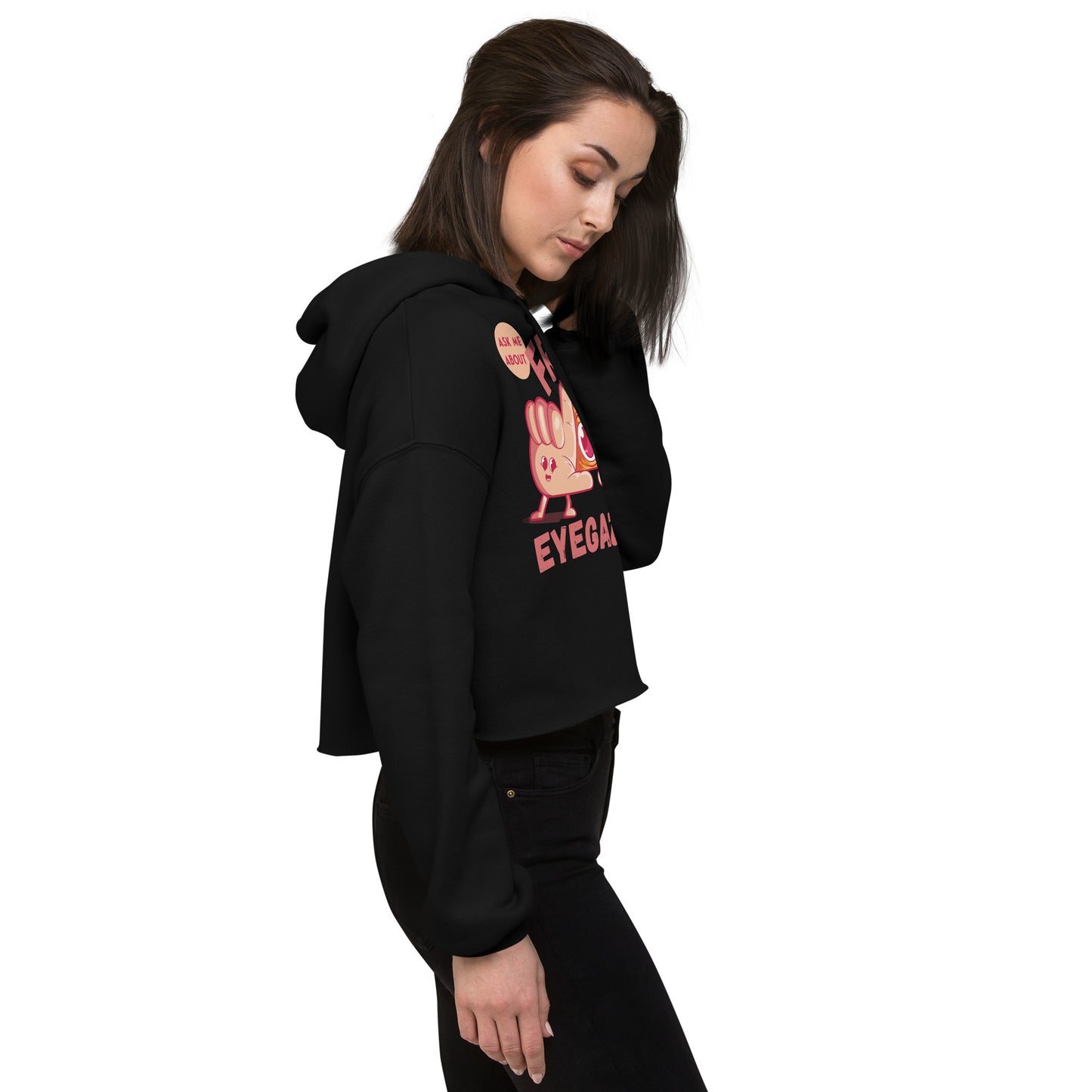Free Eyegazing Crop Hoodie