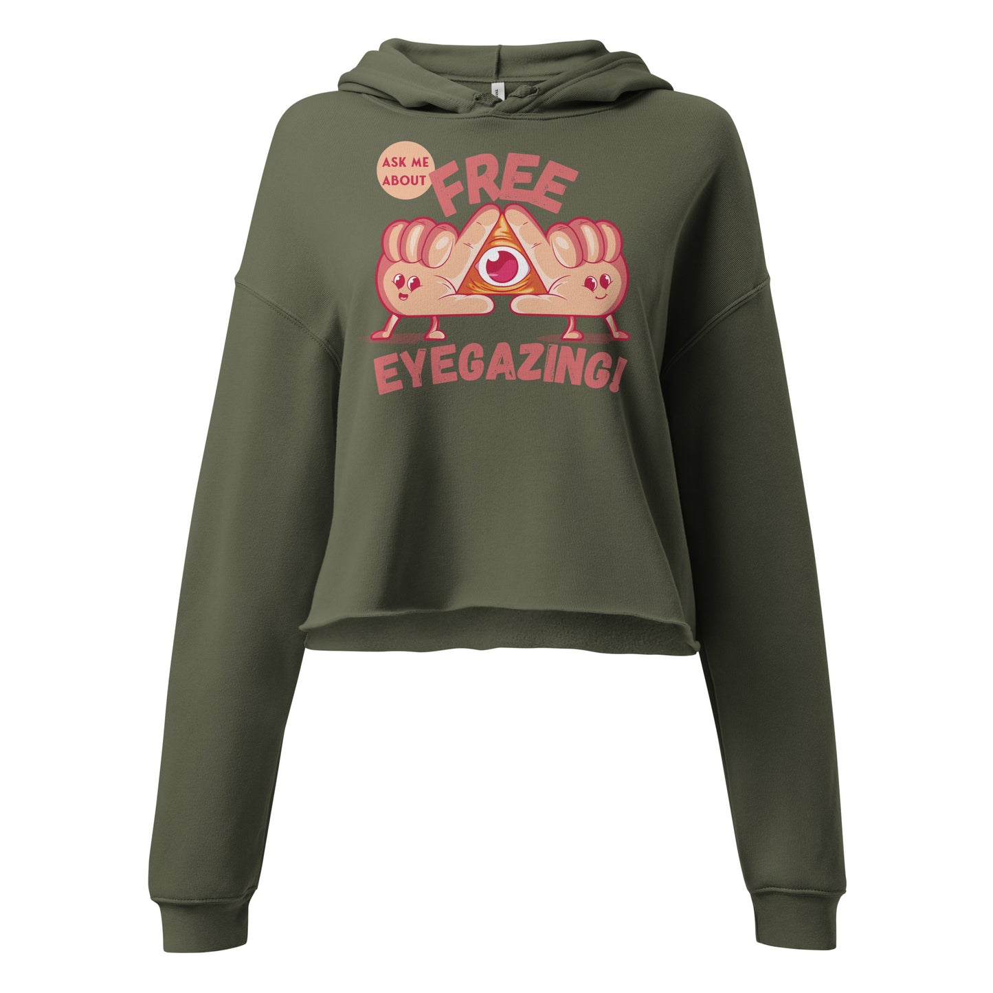 Free Eyegazing Crop Hoodie
