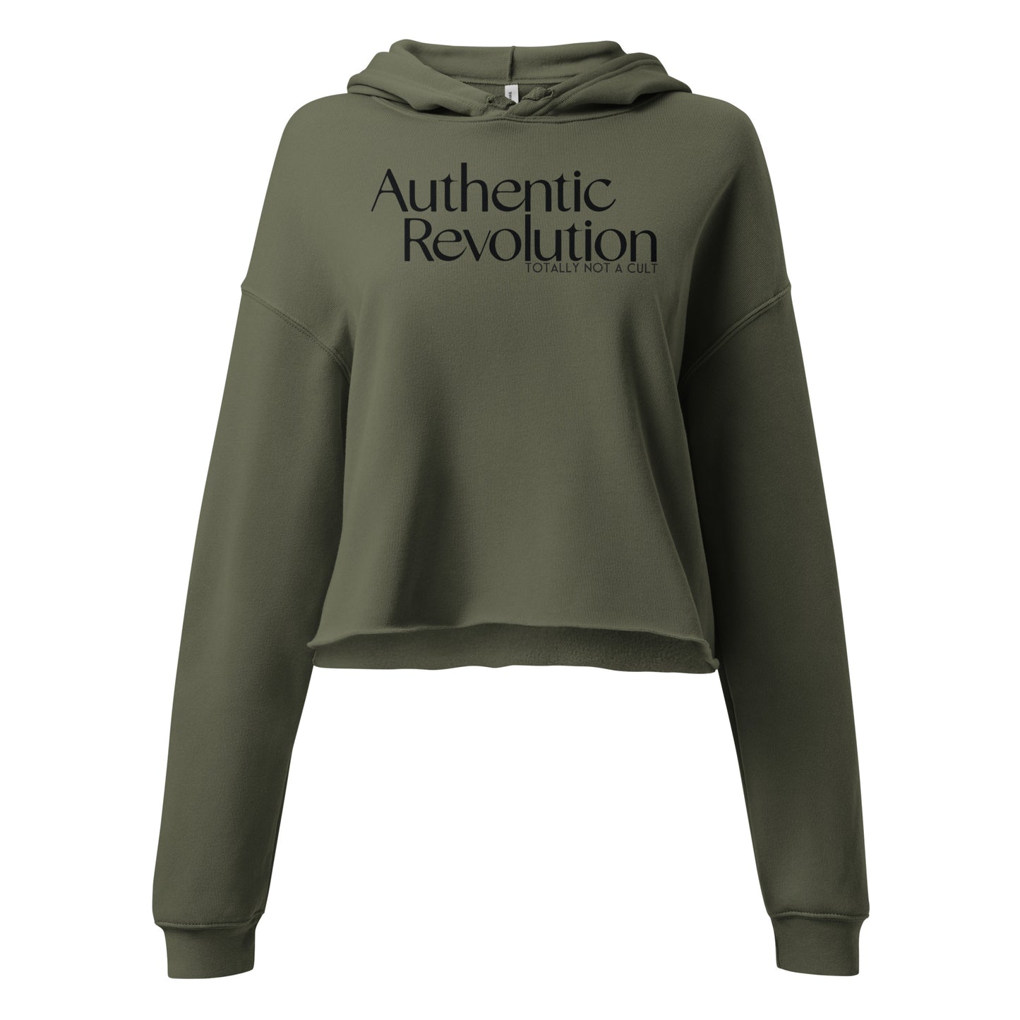 Totally Not a Cult (AuthRev) Crop Hoodie