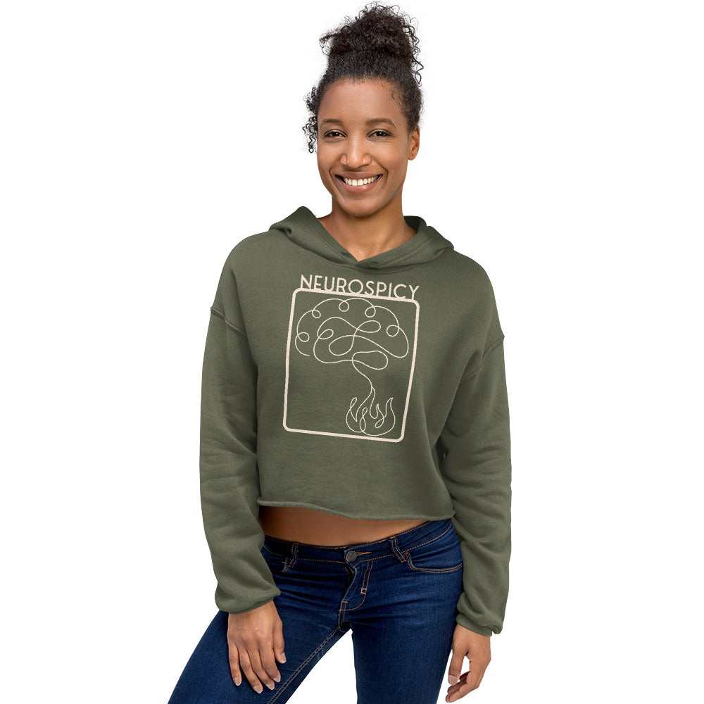 Neurospicy Crop Hoodie