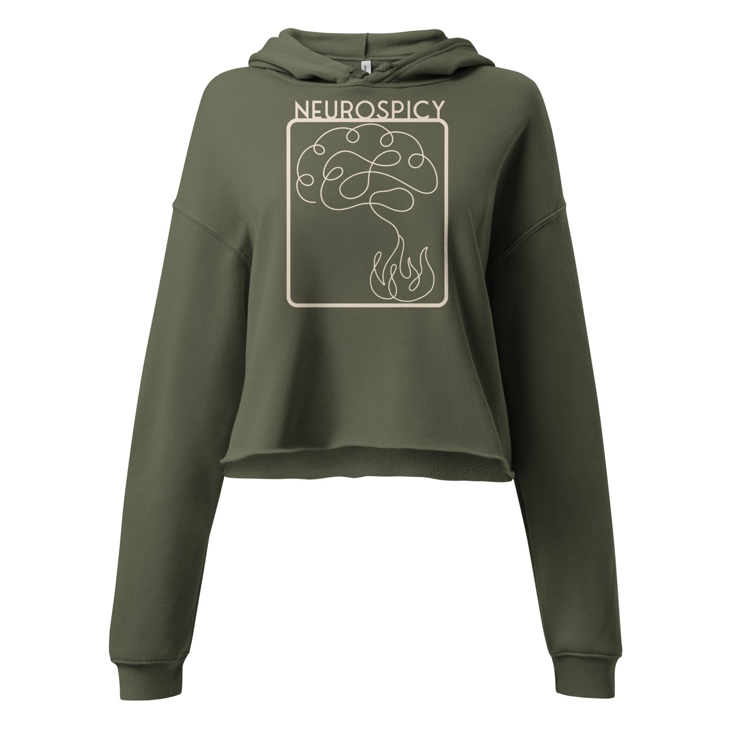 Neurospicy Crop Hoodie