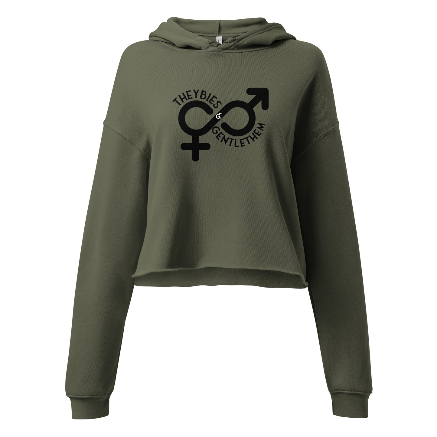 Theybies and Gentlethem Crop Hoodie