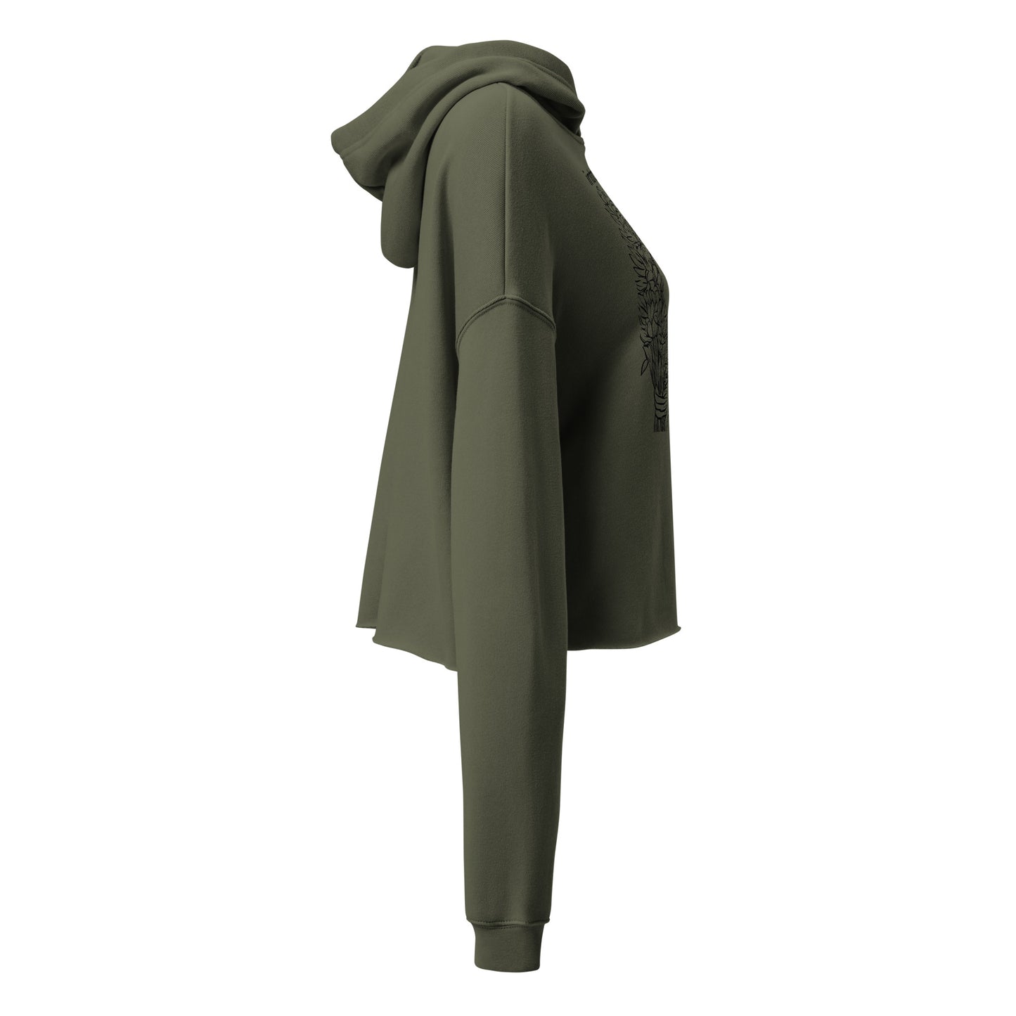 Introvert in the Wild Crop Hoodie