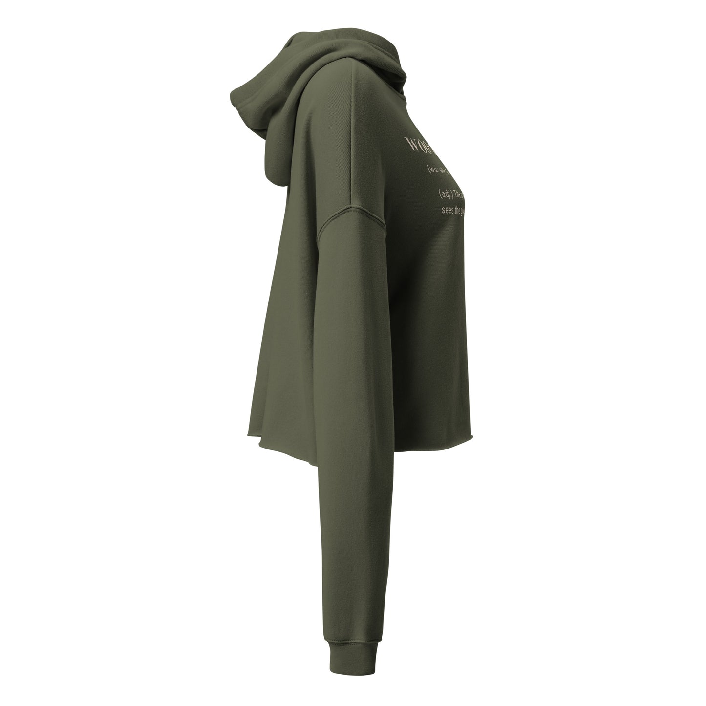 Woo-Adjacent Crop Hoodie