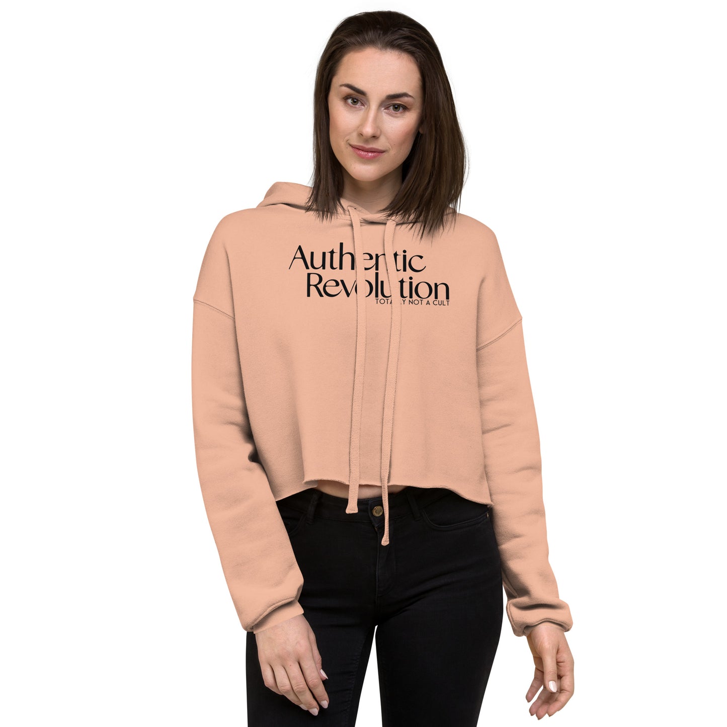 Totally Not a Cult (AuthRev) Crop Hoodie