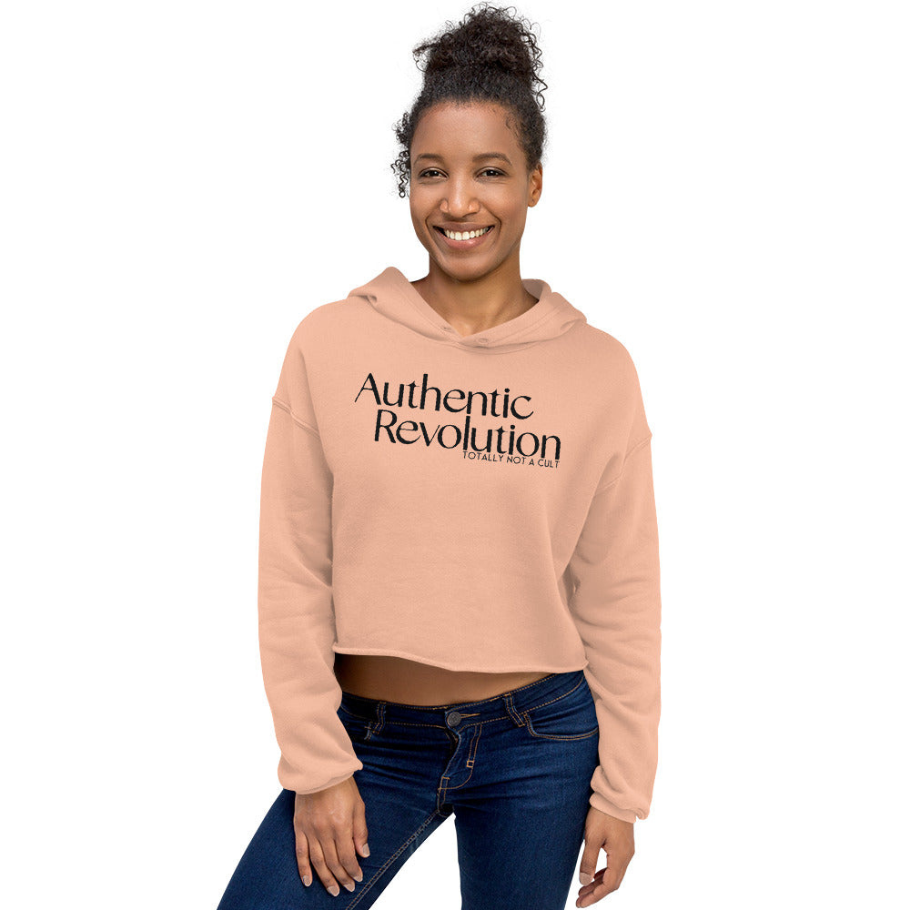 Totally Not a Cult (AuthRev) Crop Hoodie