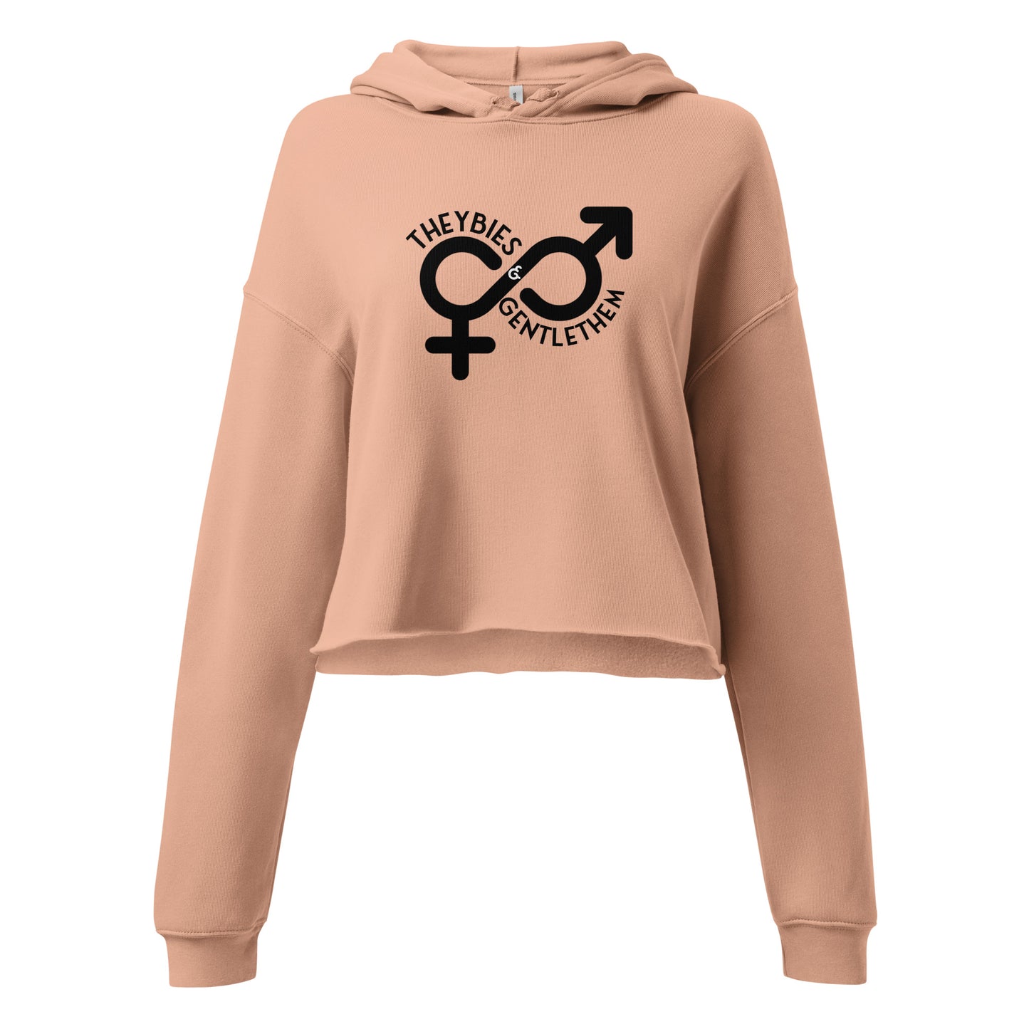 Theybies and Gentlethem Crop Hoodie