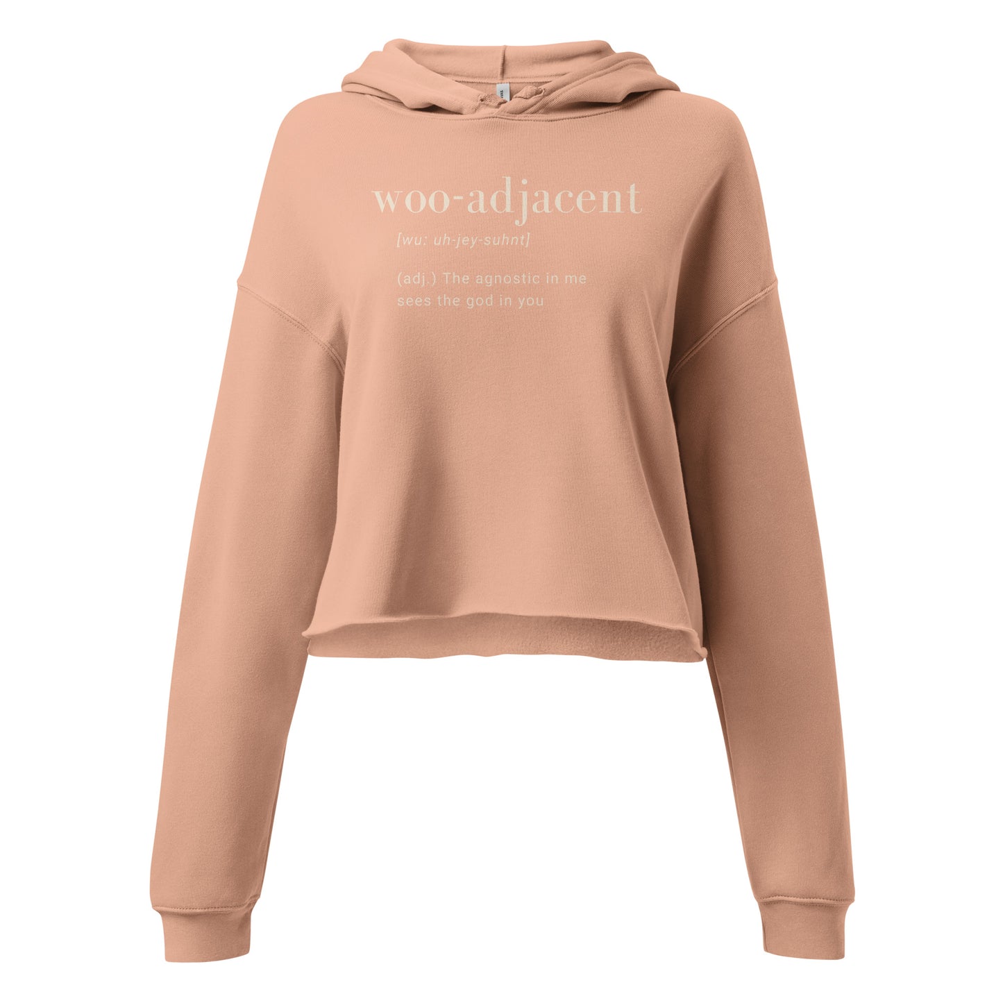 Woo-Adjacent Crop Hoodie