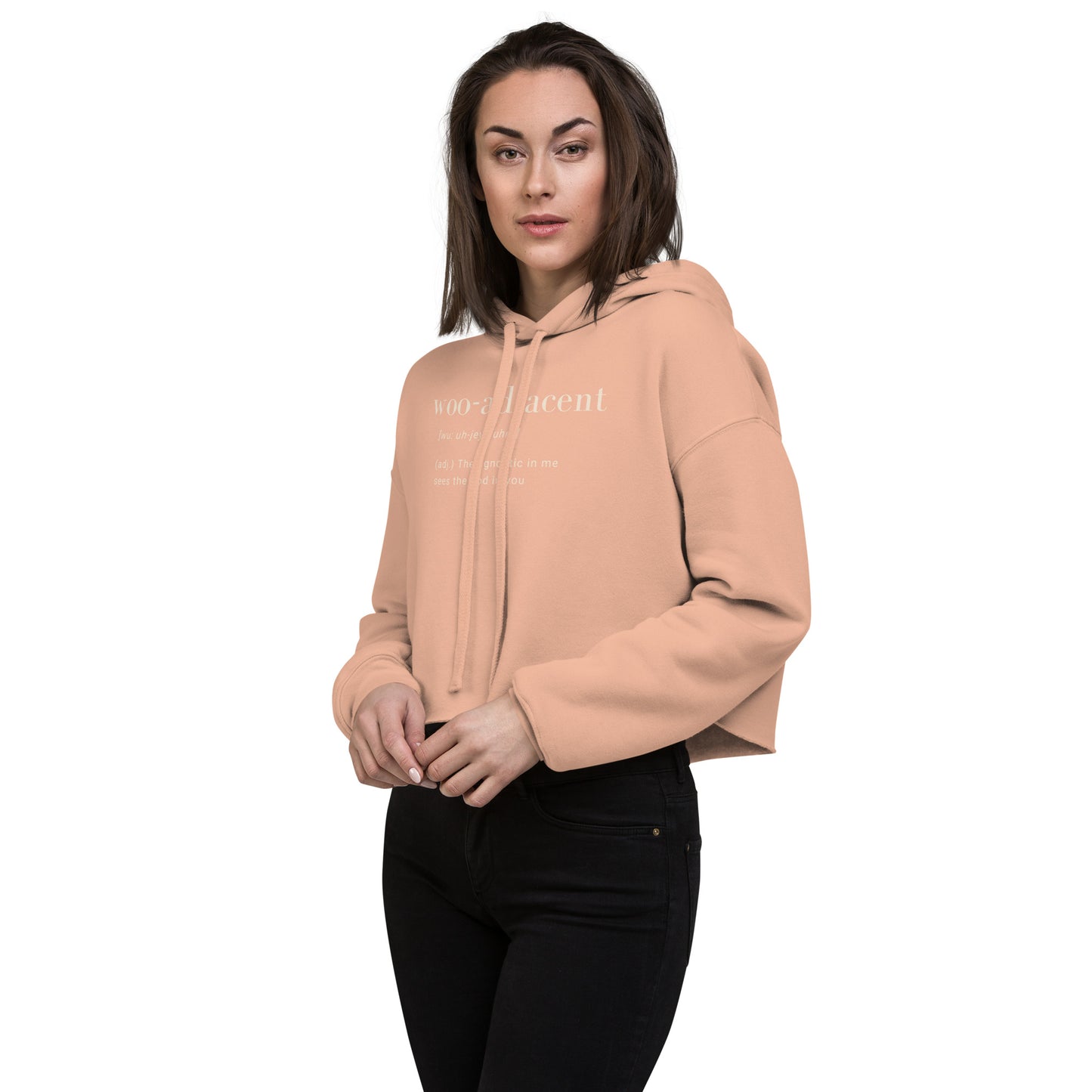 Woo-Adjacent Crop Hoodie