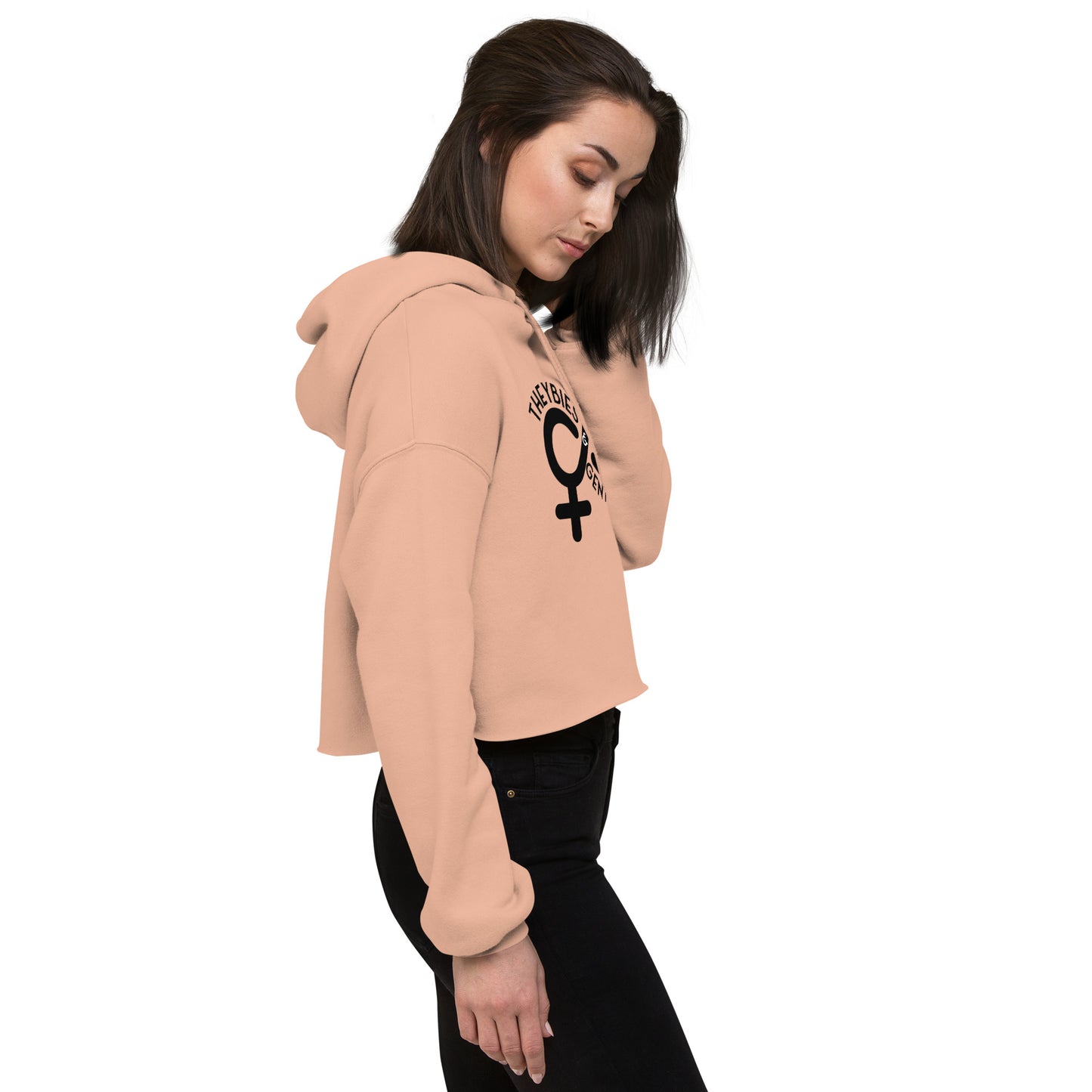 Theybies and Gentlethem Crop Hoodie