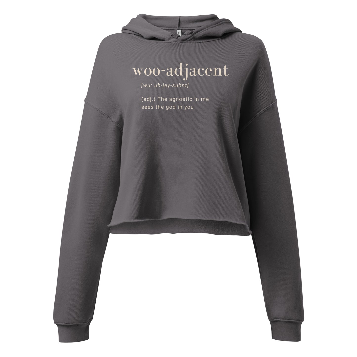 Woo-Adjacent Crop Hoodie