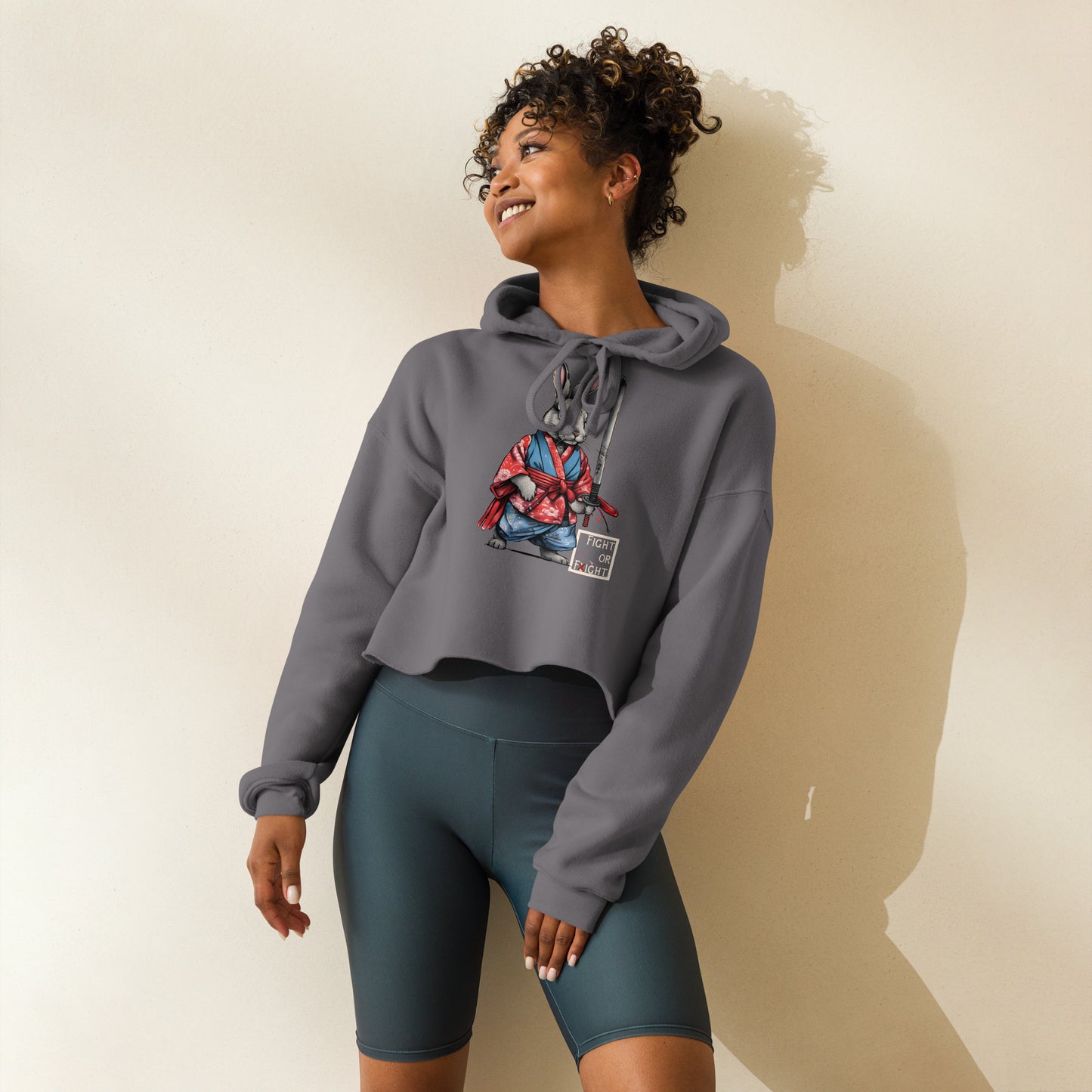 Usagi Kenshin Crop Hoodie