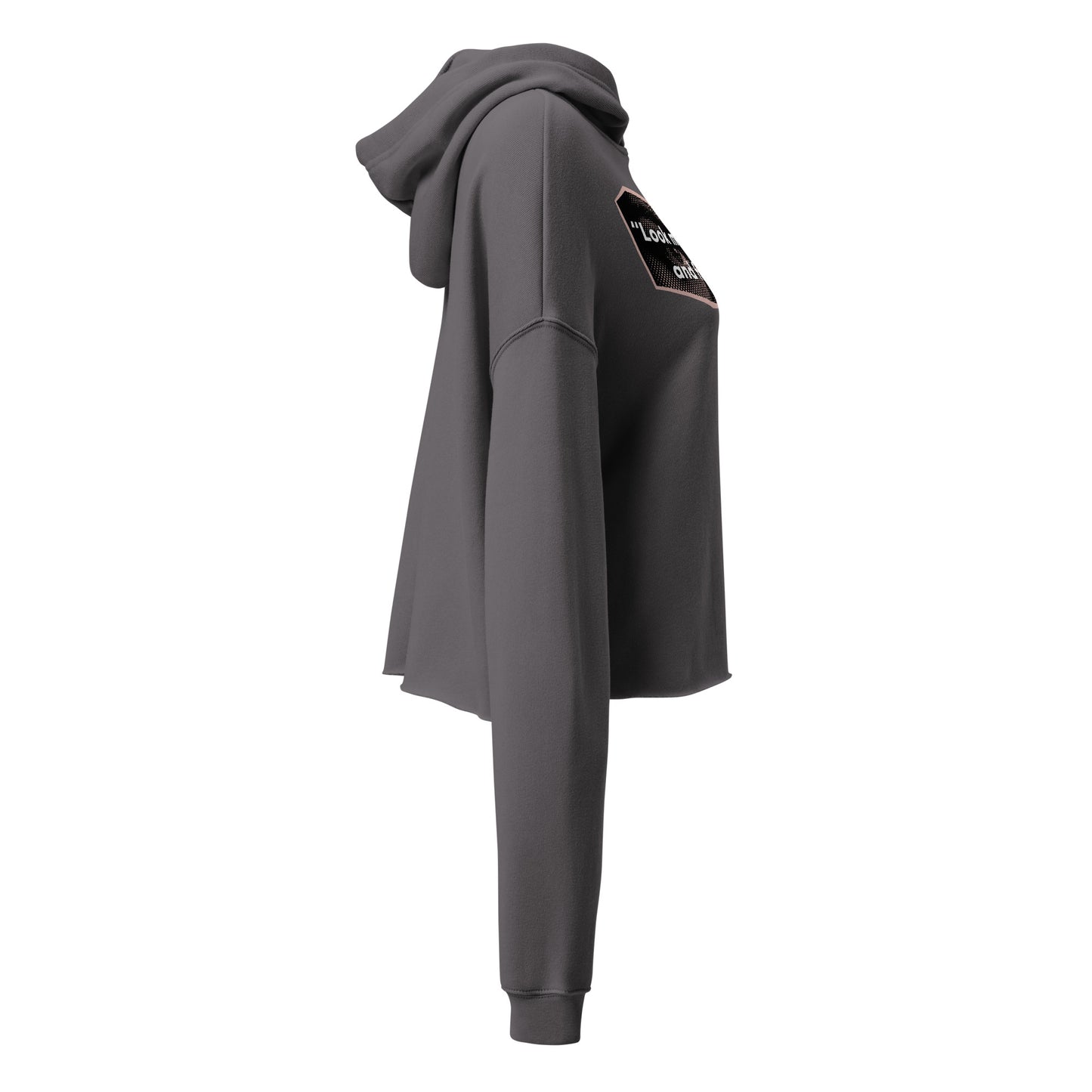 Look Me in the Eyes Crop Hoodie