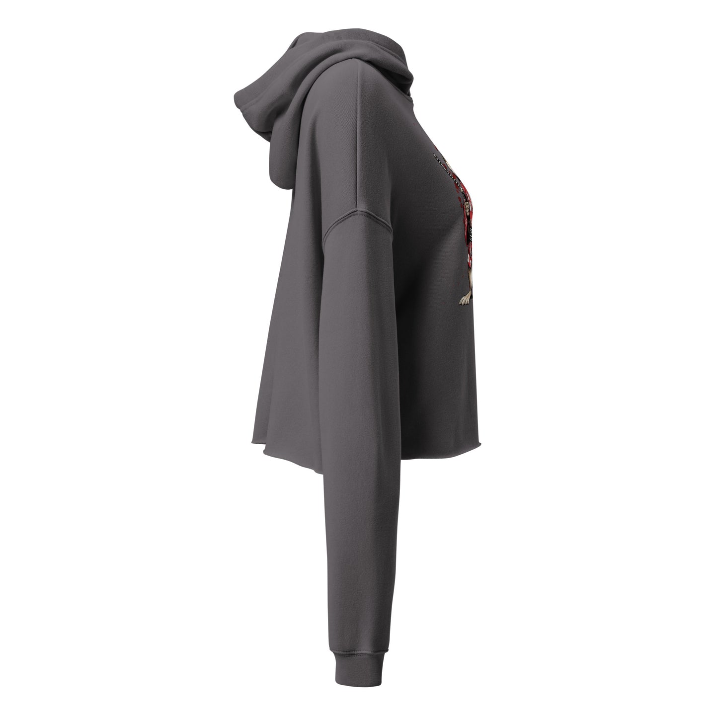 Stabby McSquirrel Crop Hoodie