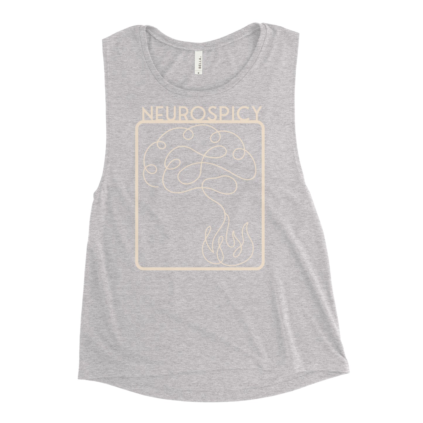 Neurospicy Ladies’ Muscle Tank