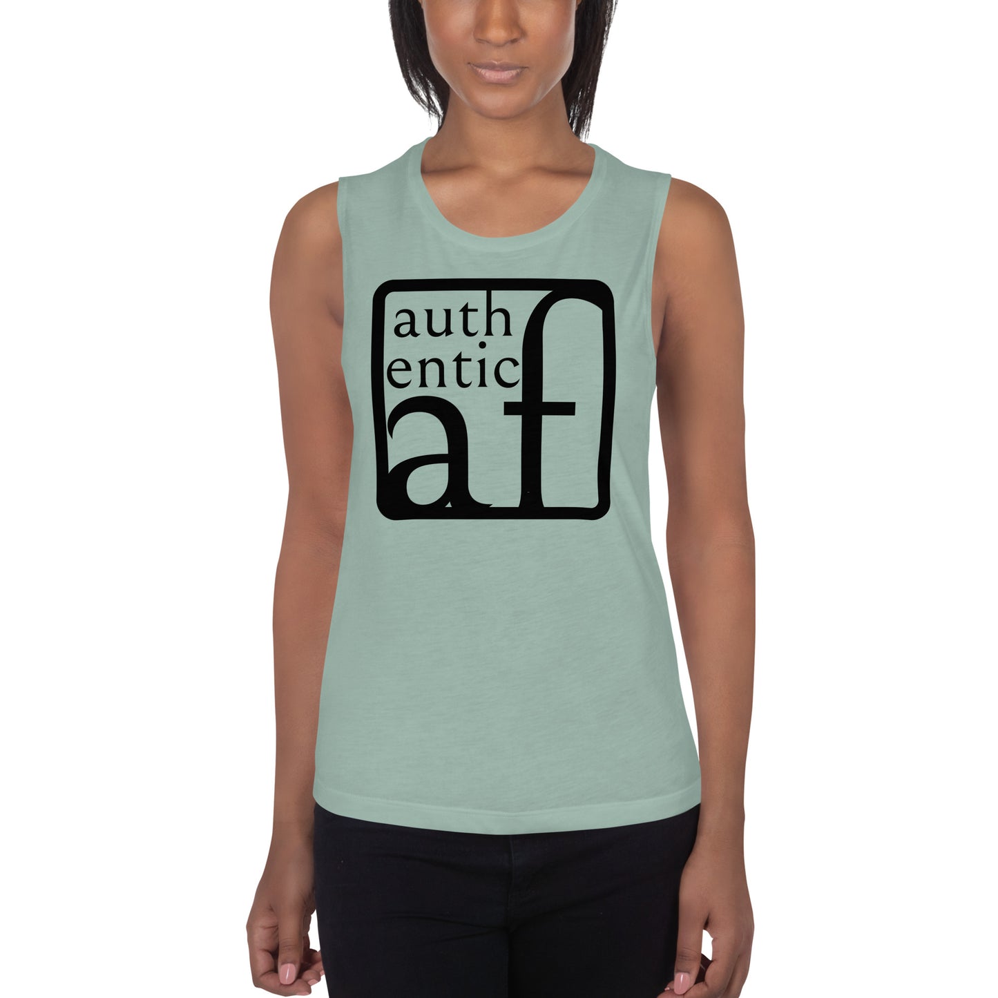 Authentic AF Ladies’ Muscle Tank