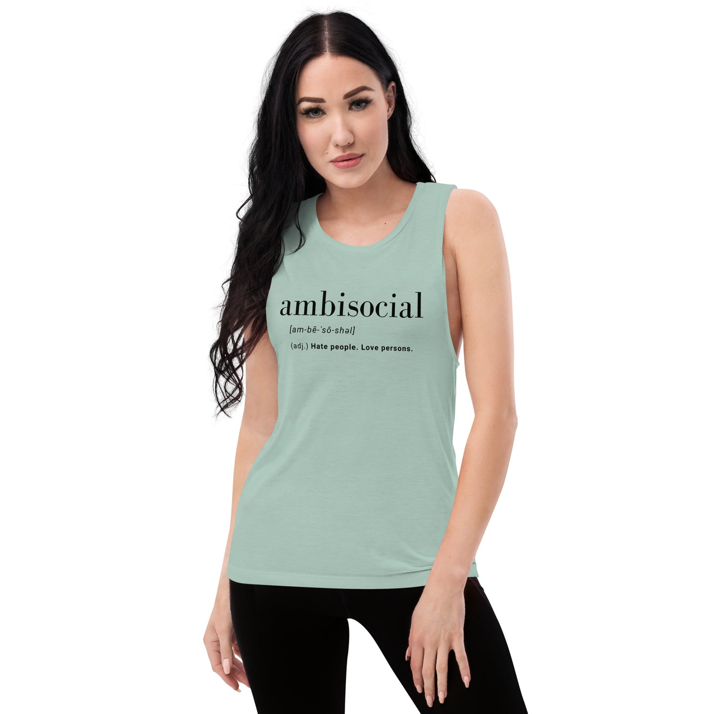 Ambisocial Ladies’ Muscle Tank