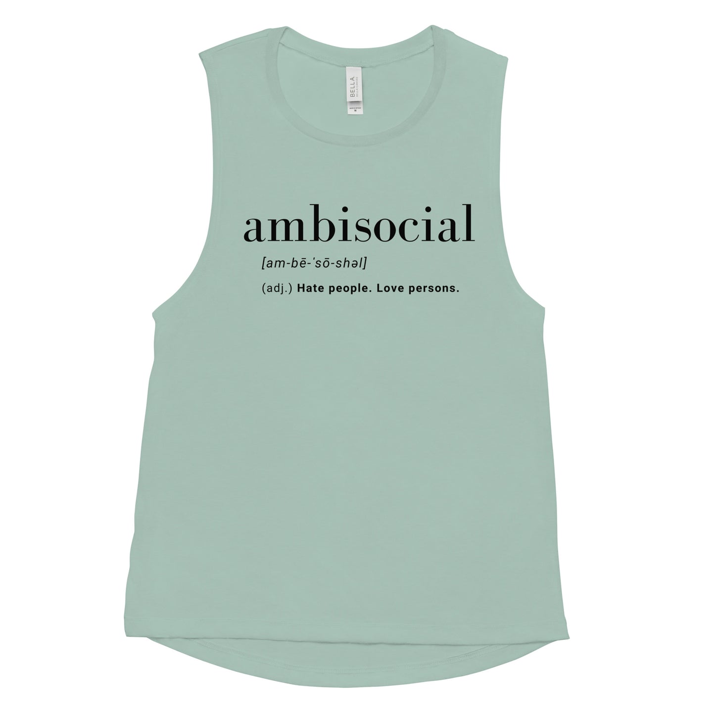 Ambisocial Ladies’ Muscle Tank