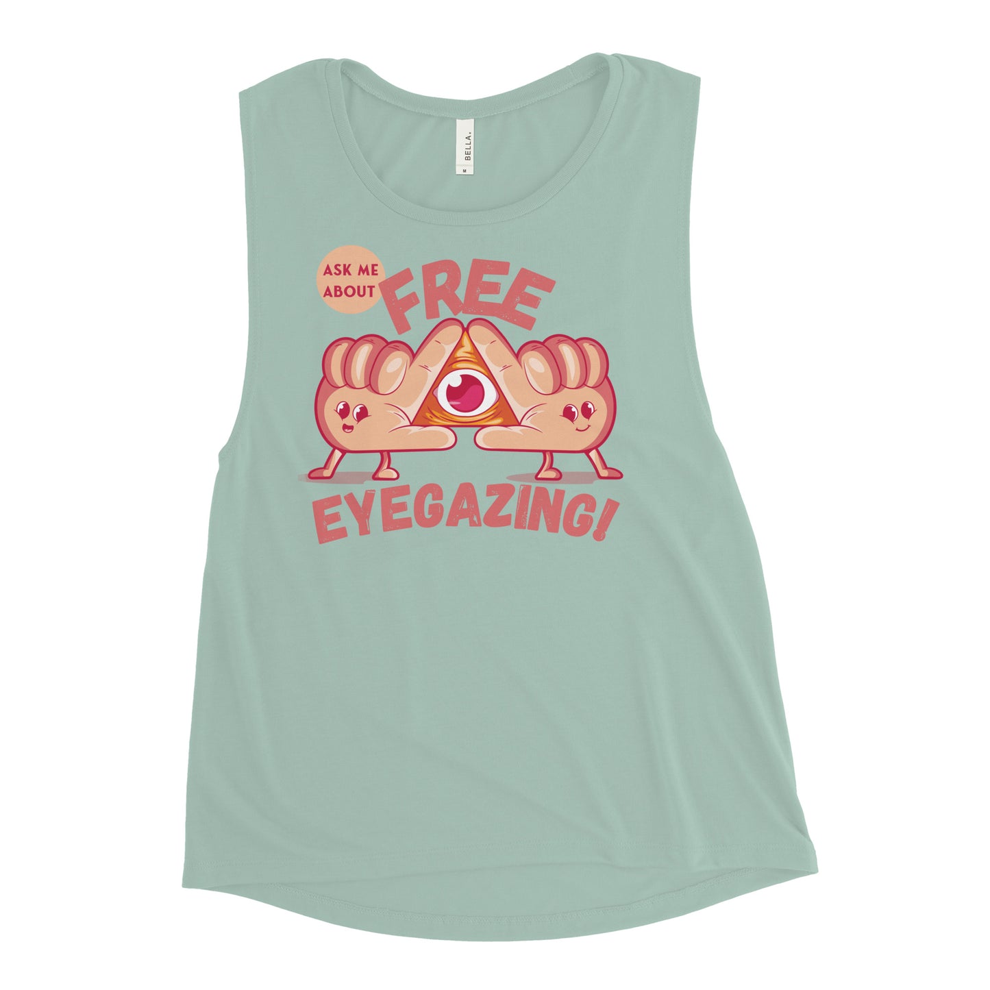 Free Eyegazing Ladies’ Muscle Tank