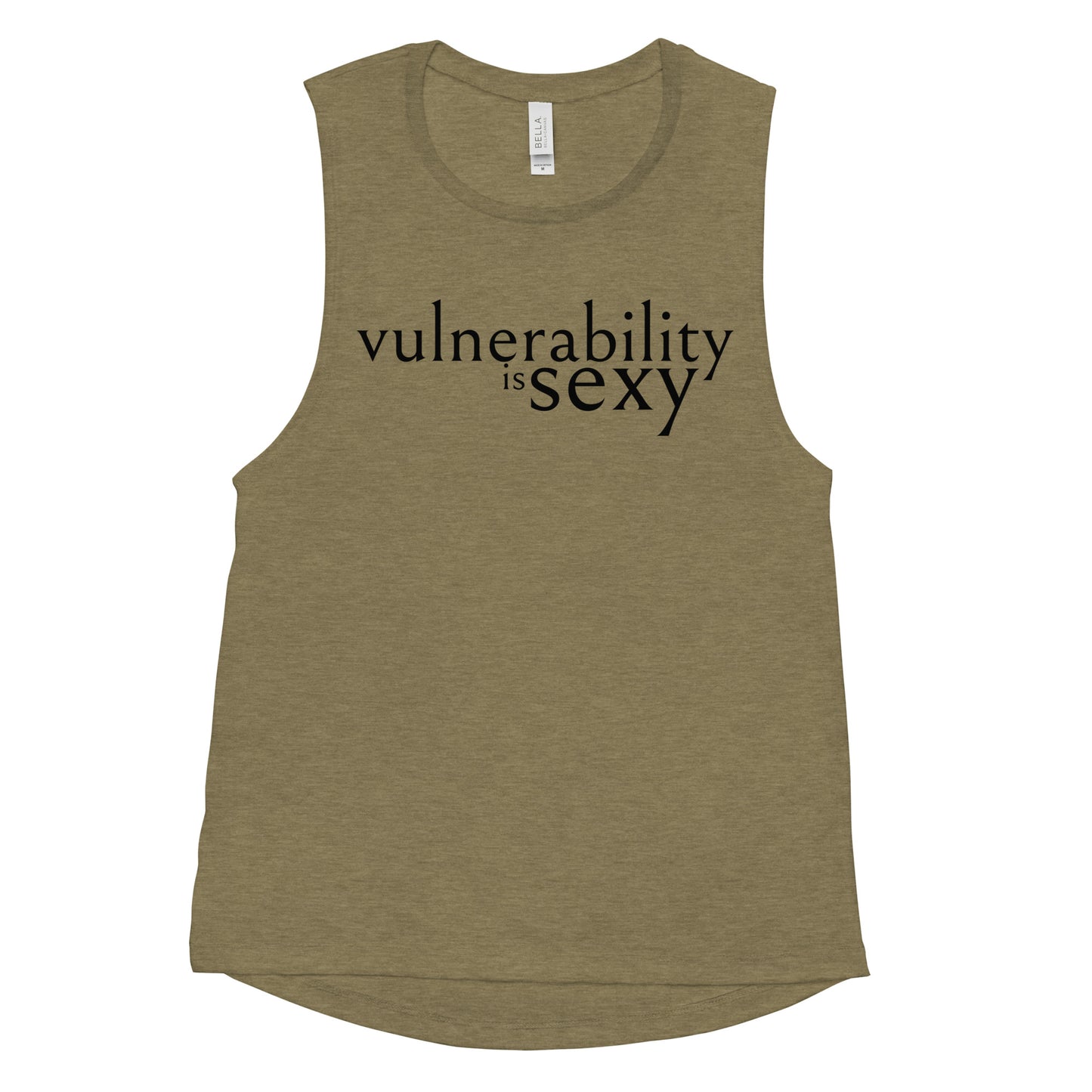 Vulnerability is Sexy Ladies’ Muscle Tank