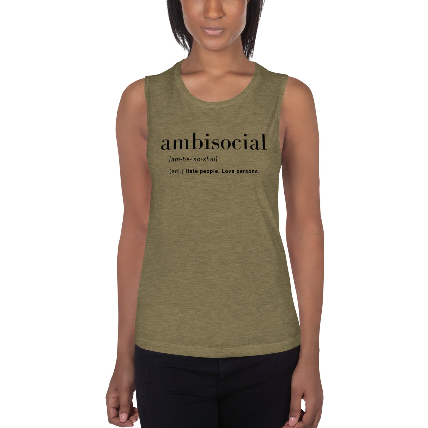 Ambisocial Ladies’ Muscle Tank