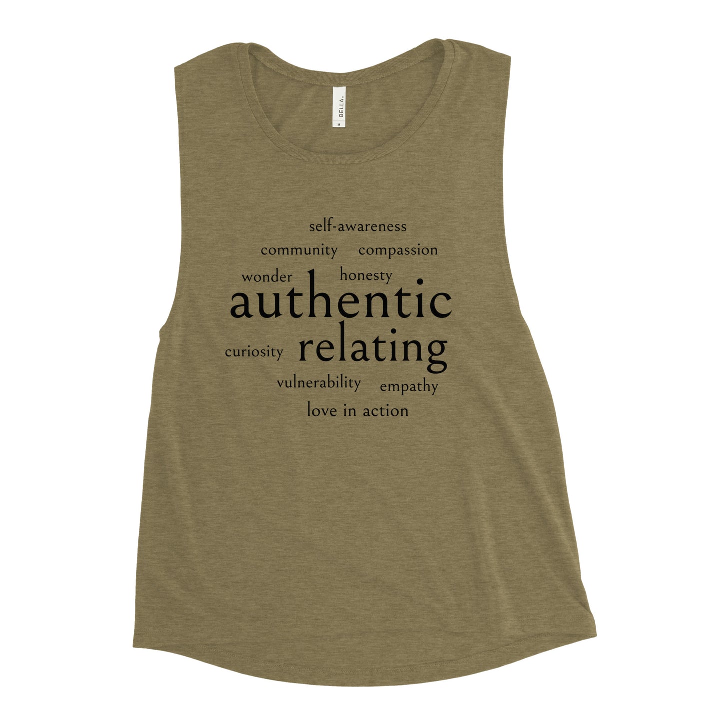 Authentic Relating Ladies’ Muscle Tank