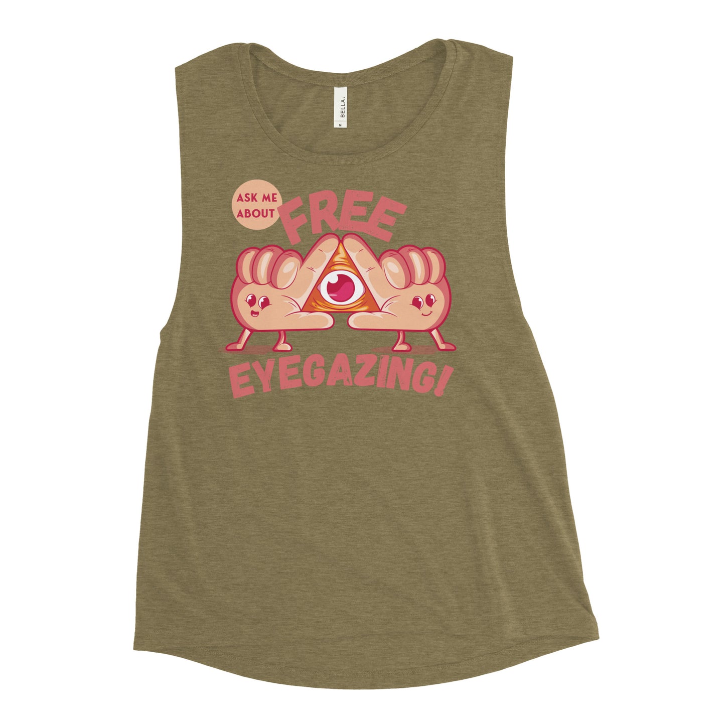 Free Eyegazing Ladies’ Muscle Tank